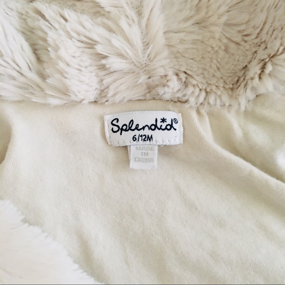 splendid faux fur fashionista vest - Picture 6 of 6